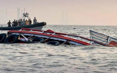 At least 13 killed as Indian navy speedboat collides with Mumbai ferry