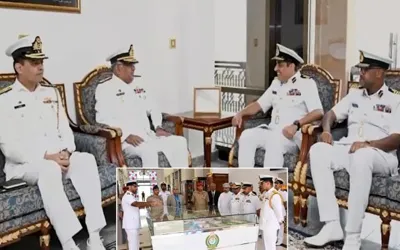 Naval Chief Admiral Naveed Ashraf visits Oman, discusses security situation in Indian Ocean