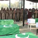 Funeral prayers held for soldiers martyred in South Waziristan attack