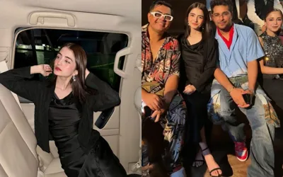 Merub Ali looks stunning at her fiancé Asim Azhar’s album launch