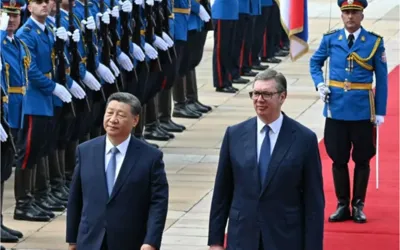 China's Xi Jinping receives red-carpet welcome in Serbia