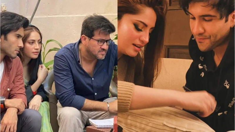 Feroze Khan and Neelam Muneer share BTS moments after wrapping 'Khumar’