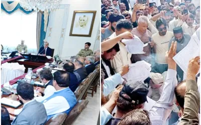 JAAC refuses to end protest as Shehbaz approves Rs23bn to resolve AJK issues