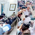 JAAC refuses to end protest as Shehbaz approves Rs23bn to resolve AJK issues