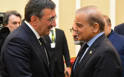PM Shehbaz meets Turkish VP, FM, Emir of Qatar in Tehran