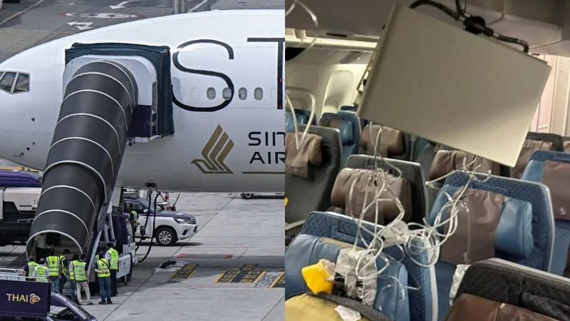 Singapore Airline: 40 people hospitalized after facing turbulence flight