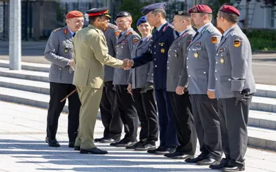 COAS Gen Munir arrives in Germany on official visit