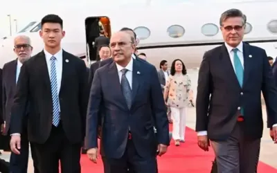 Zardari begins historic four-day visit to Kyrgyz Republic after 21 years