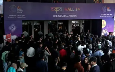 First day of India AI impact summit draws criticism over poor management