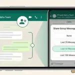 WhatsApp redefines group conversations with smart history sharing