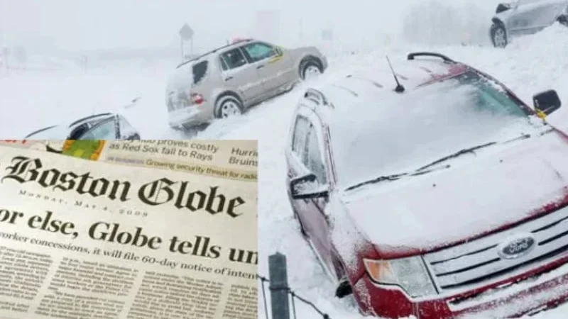 Record snowfall halts