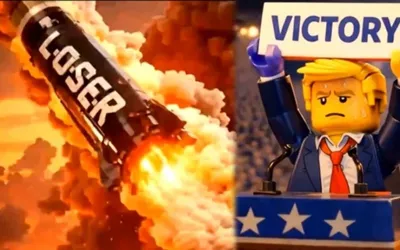 Trump’s LEGO-style animated satire goes viral