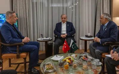 PM Shehbaz meets Turkish FM Fidan ahead of Antalya Diplomacy Forum