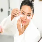 Beauty and skincare routine at home