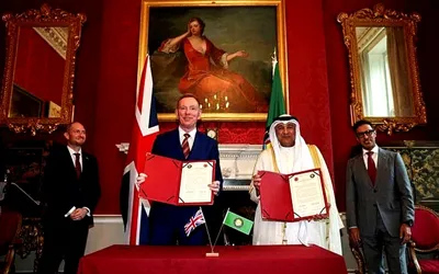 U.K. signs historic trade deal with Gulf nations, first among G7