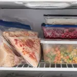 Freezing food in plastic containers may risk health