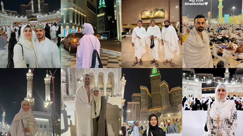 Pakistani celebrities performing Hajj in 2026