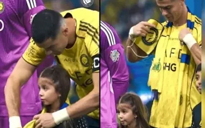 Cristiano Ronaldo wins hearts with gesture for young fan