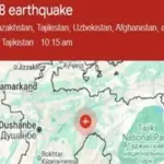 Earthquake jolts Dushanbe, no casualties reported
