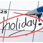 Holiday announced on December 26