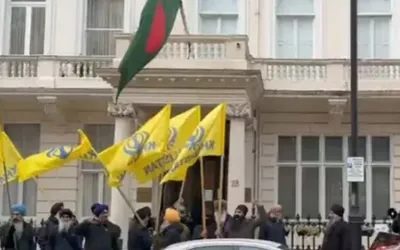 Sikh community’s strong presence thwarts Hindu protesters