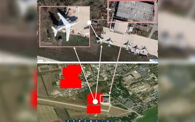 A-60 Russian aircraft destroyed in Taganrog
