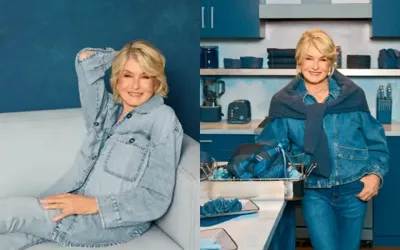 Martha Stewart makes Denim the new Holiday glam