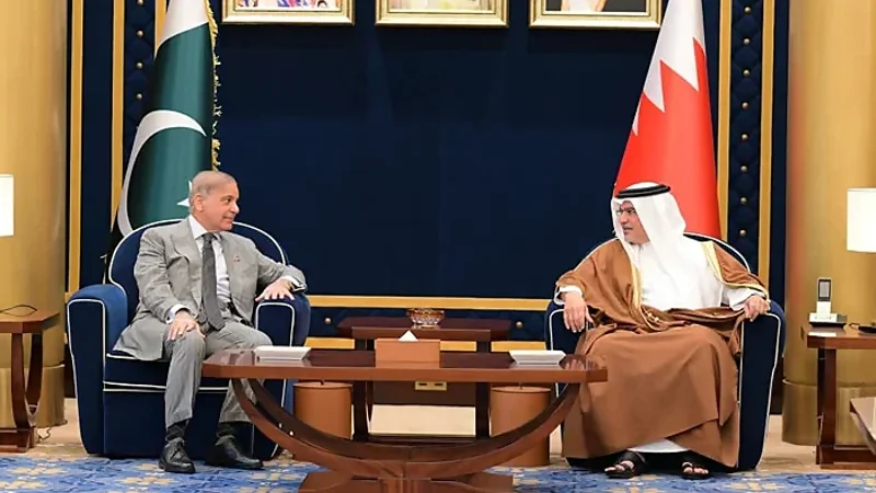 PM Shehbaz Sharif meets Prince Salman bin Hamad: Vows to strengthen bilateral ties