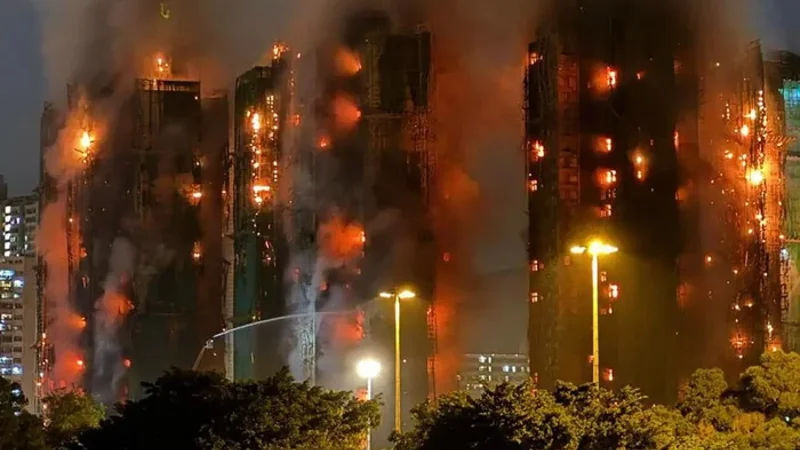 Hong Kong apartment fire