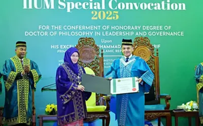 Prime Minister Shehbaz Sharif honored with doctorate degree in Malaysia