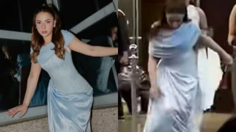 Dananeer Mobeen turns embarrassing fall into viral red carpet moment