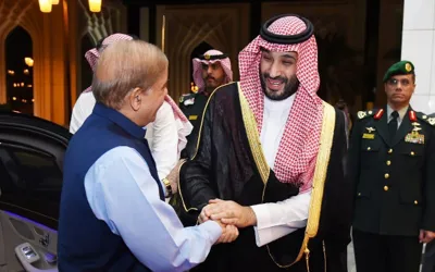 PM Shehbaz arrives in Saudi Arabia with delegation