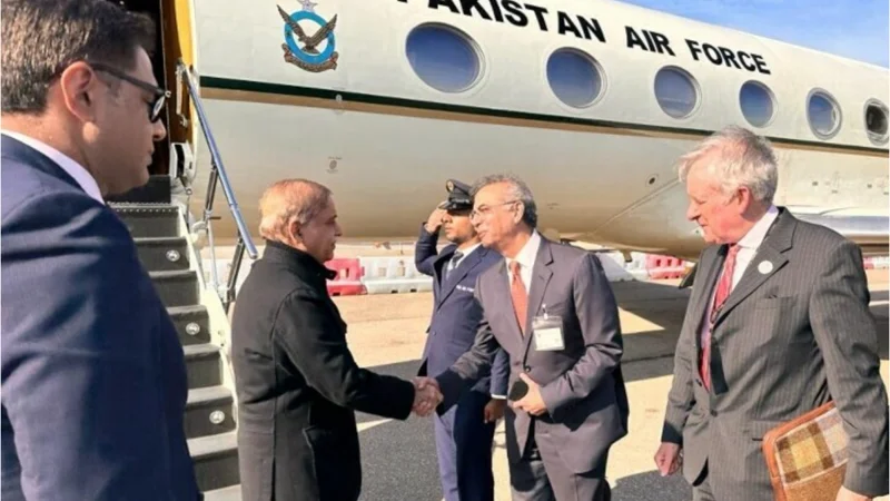Shehbaz Sharif reaches London for key meetings with UK officials