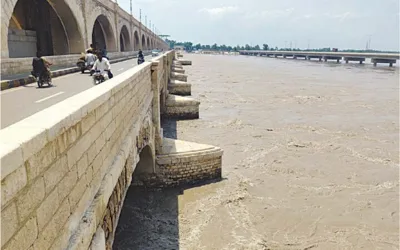 Indus Water levels decline at Guddu and Sukkur Barrages