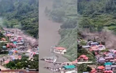 Cloudburst triggers deadly floods in Uttarakhand, Several Indian soldiers missing