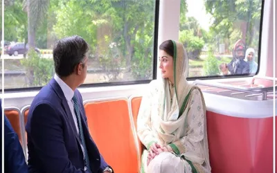 CM Punjab Maryam Nawaz Launches Pakistan’s First Urban Electric Train in Lahore
