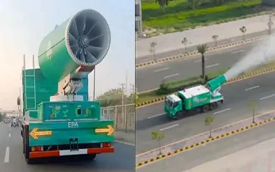 Lahore unveils AI-controlled vehicles to fight smog, pollution