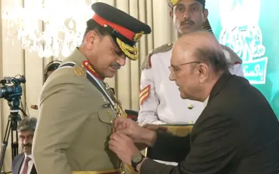 Field Marshal awarded Hilal-e-Jurat for exceptional bravery and military leadership in "Battle of Truth"