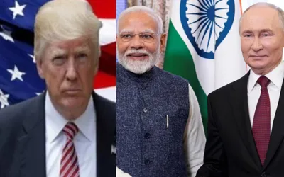 Trump threatens India to double Tariffs over ties with Russia