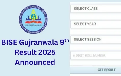 How to Check Gujranwala board 9th class result? 3 different methods