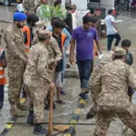 Army steps in to rescue Karachi residents after heavy rain