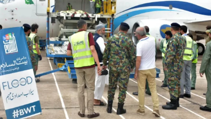 PAF provides food and medicines to flood-affected areas of Gilgit-Baltistan