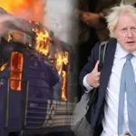 Russia hits Ukrainian train after Former PM, European officials leave