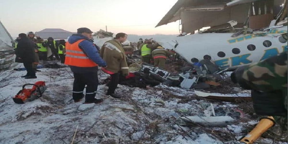 Plane Crash In Kazakhstan Caused At Least 14 Deaths.